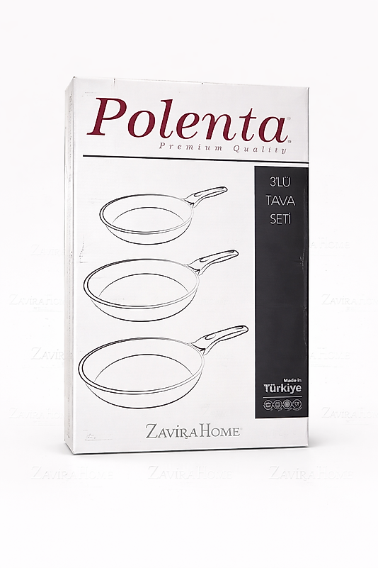Polenta 3’lü Döküm Tava Seti (24-26-28 cm)