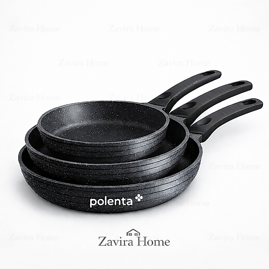 Polenta 3’lü Döküm Tava Seti (24-26-28 cm)