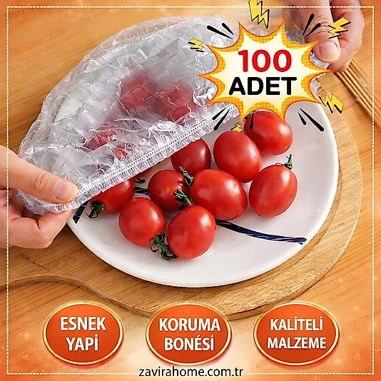 🥗 100 Adet Esnek tabak  Bonesi