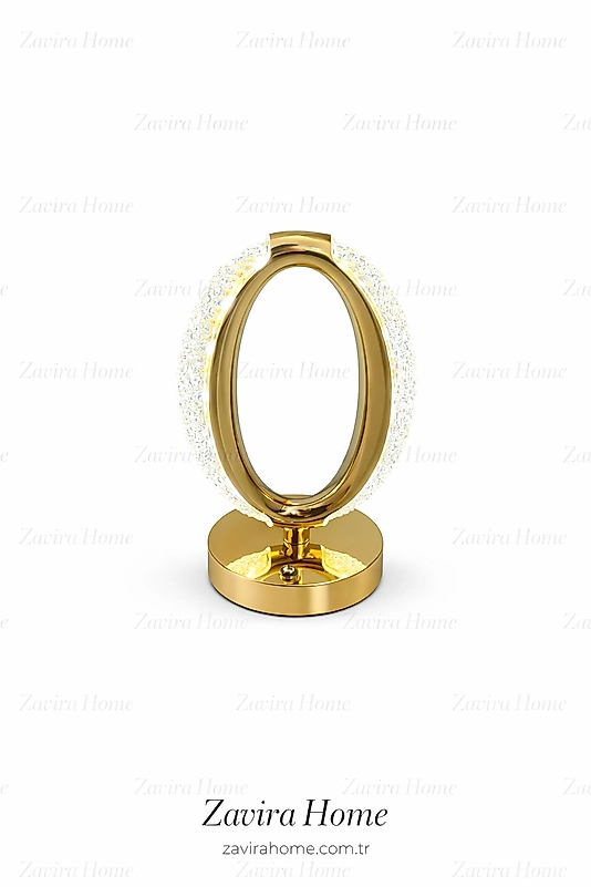 Dokunmatik Oval Dekoratif LED Masa Lambas